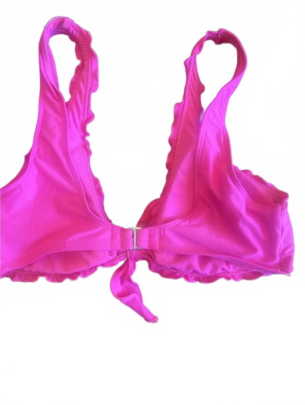 Citrus Pink Bikini Top - Size Large - Picture 2 of 3